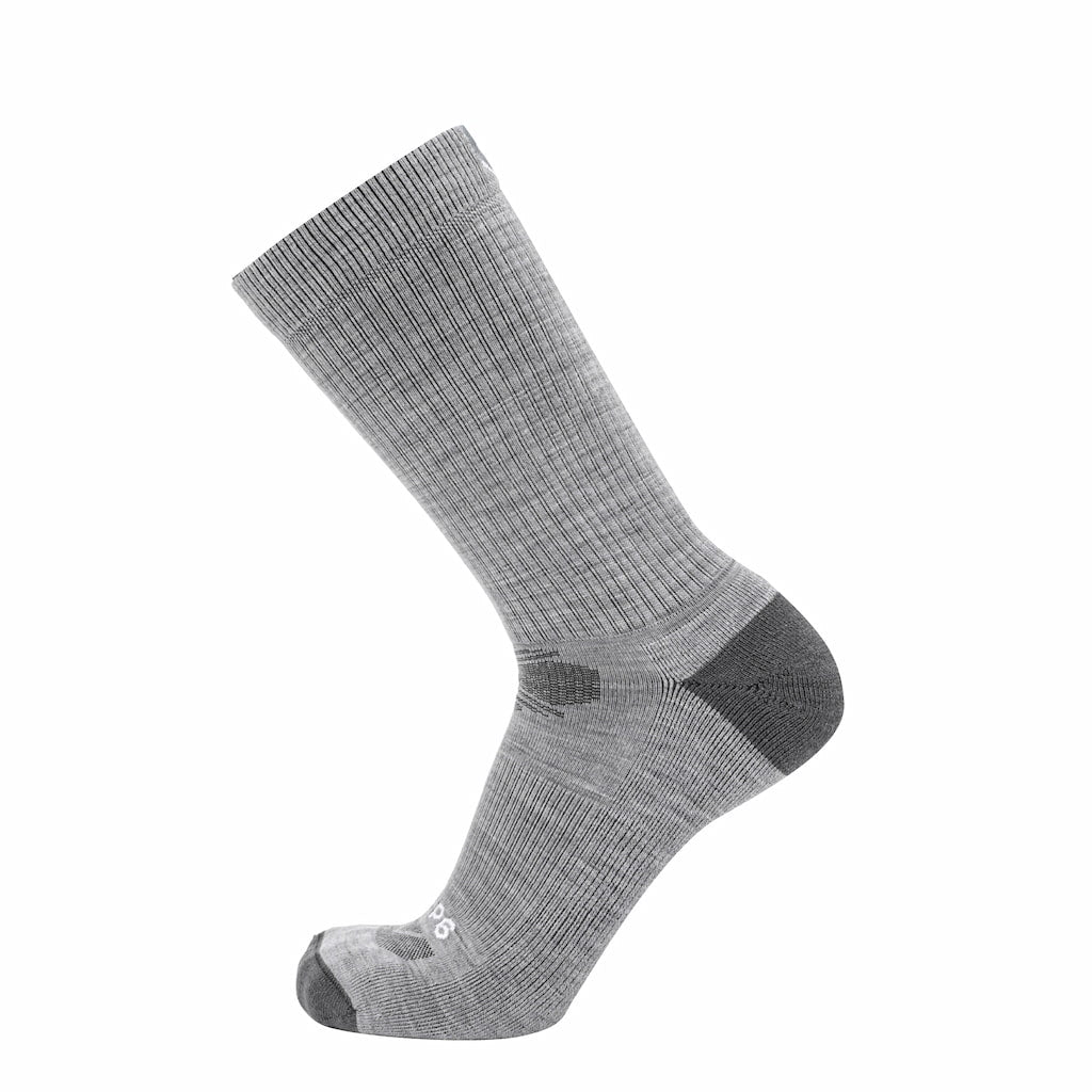 GRIP6 Ash Casual Crew midweight merino wool sock