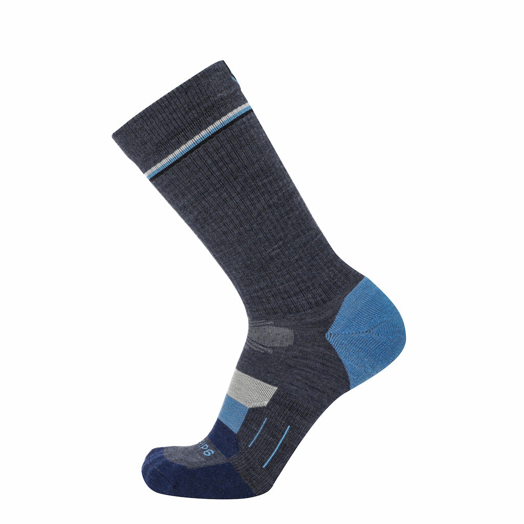 GRIP6 Lake Hike Crew lightweight merino wool sock