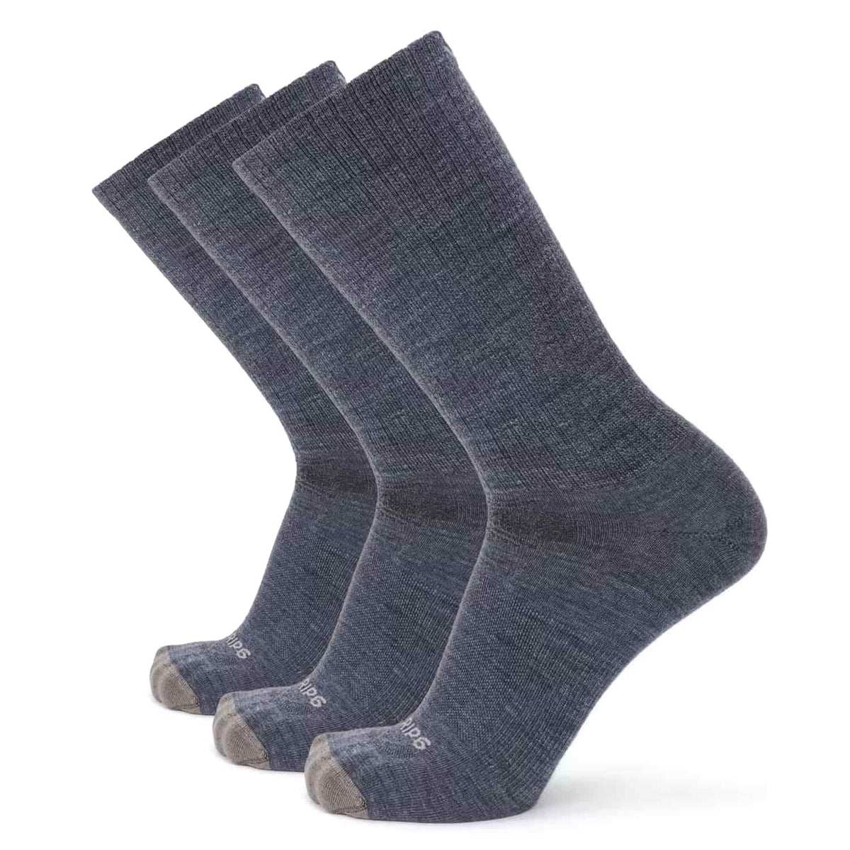 GRIP6 3 Pack Jones Casual Crew ultralight merino wool dress socks