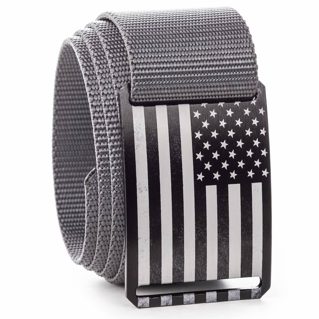 GRIP6 Tactical USA Black Flag Belt 1.75 inch
