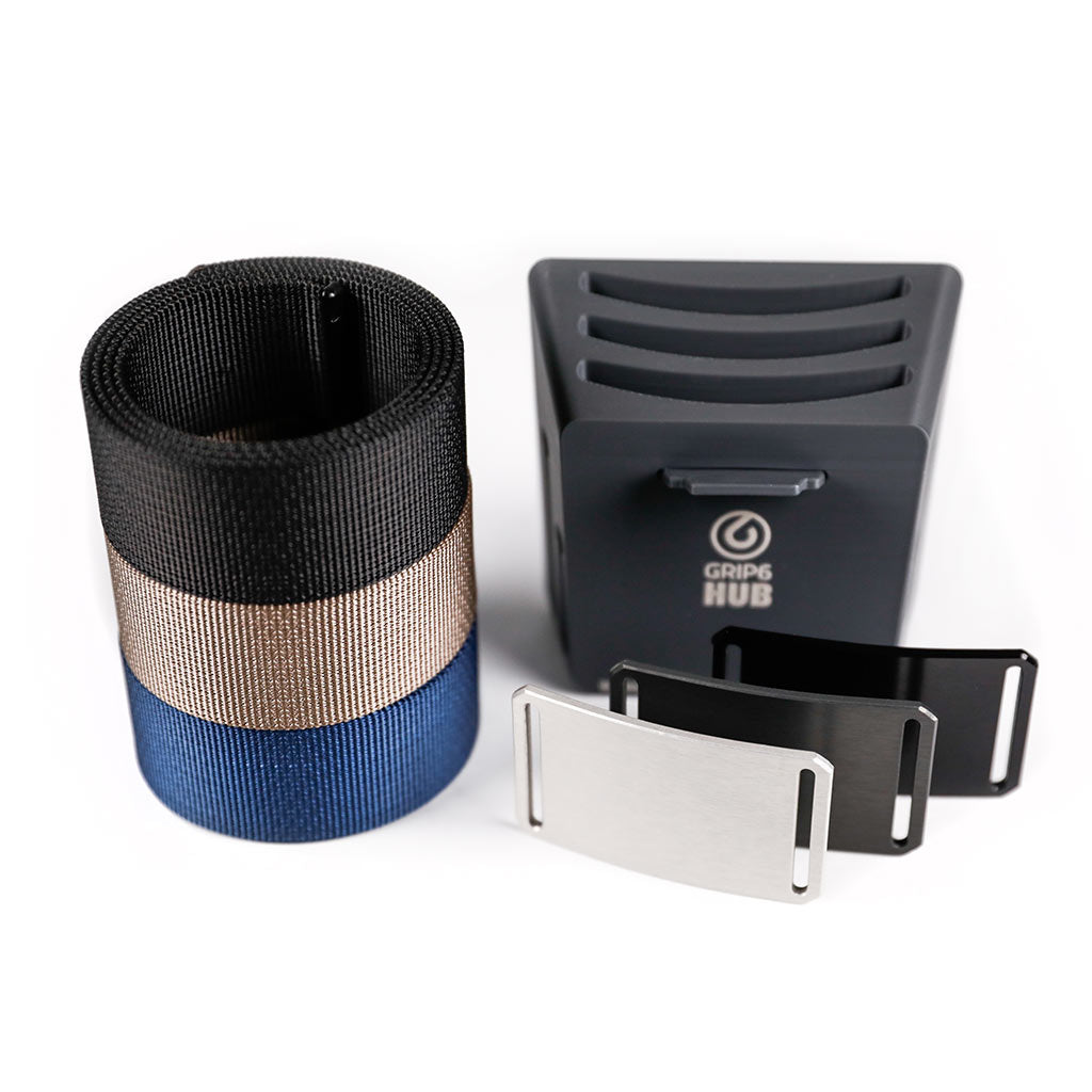 GRIP6 Classic Belt Pack — buckle and strap bundle