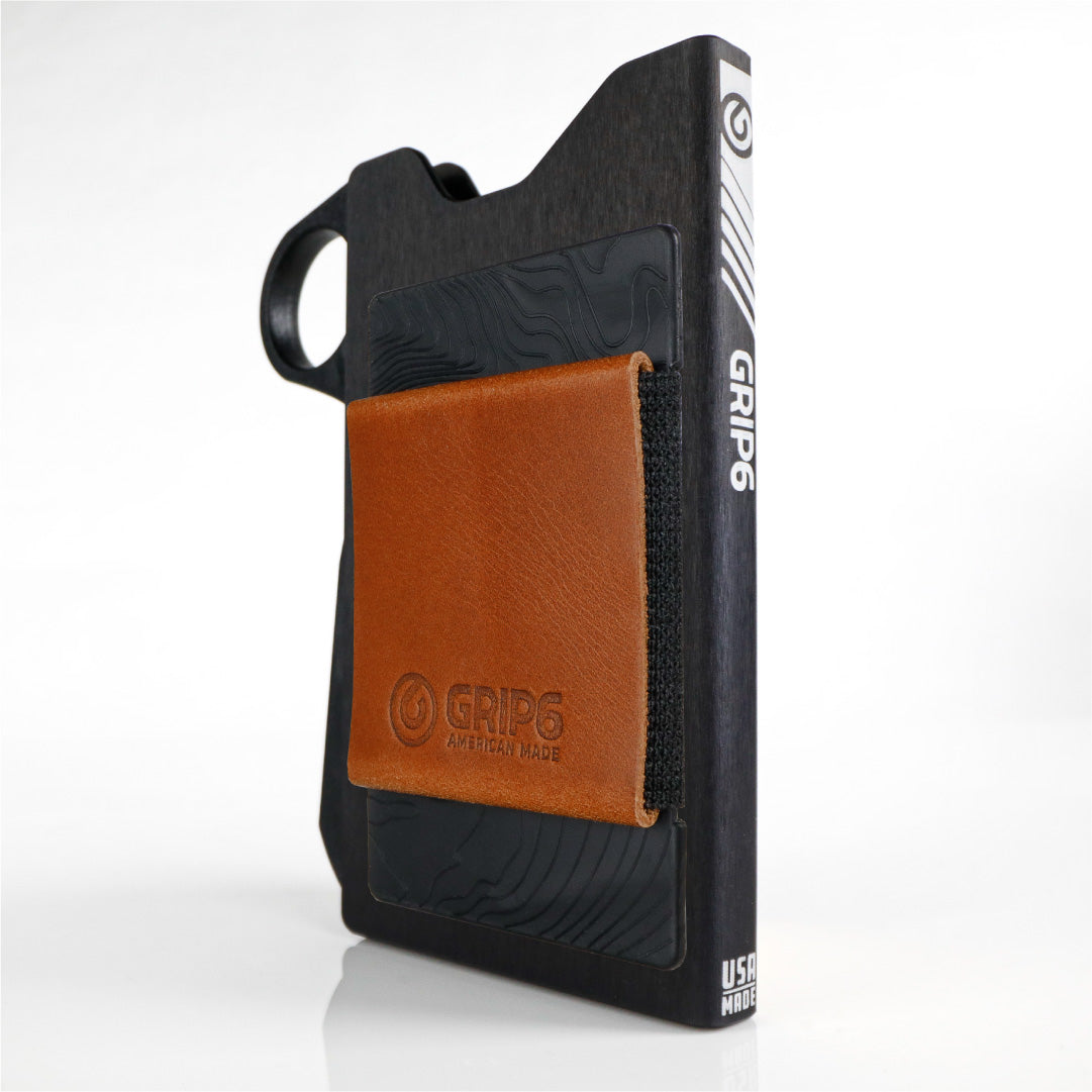 GRIP6 minimalist wallet in Ninja black